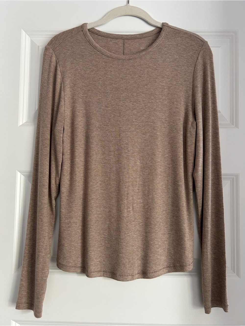 Nuuds LS Slinky Rib Top SZ L